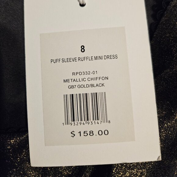 Rachel Parcell Ruffle Puff Sleeve Dress Size 8 - Picture 7 of 15
